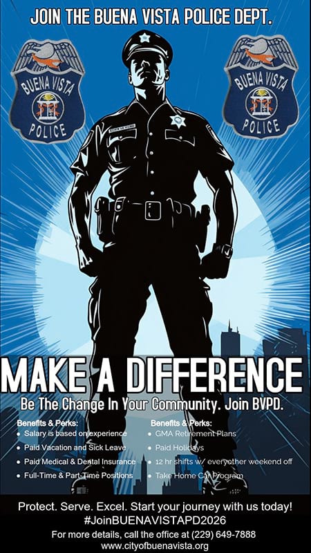 Join the Buena Vista Police Department
